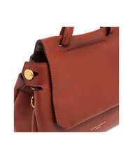 GIANNI CHIARINI OTTAVIA Torba sk&oacute;rzana wyprodukowana we Włoszech ceglasty - Torby damskie - 4