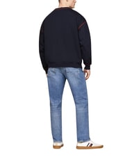 TOMMY HILFIGER TH Bluza bawełniana z długimi rękawami pustynne niebo - Bluzy męskie - 2