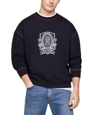TOMMY HILFIGER TH Bluza bawełniana z długimi rękawami pustynne niebo - Bluzy męskie - 3