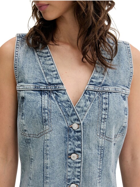 TH JEANS Sukienka dżinsowa drelich - Odzież damska