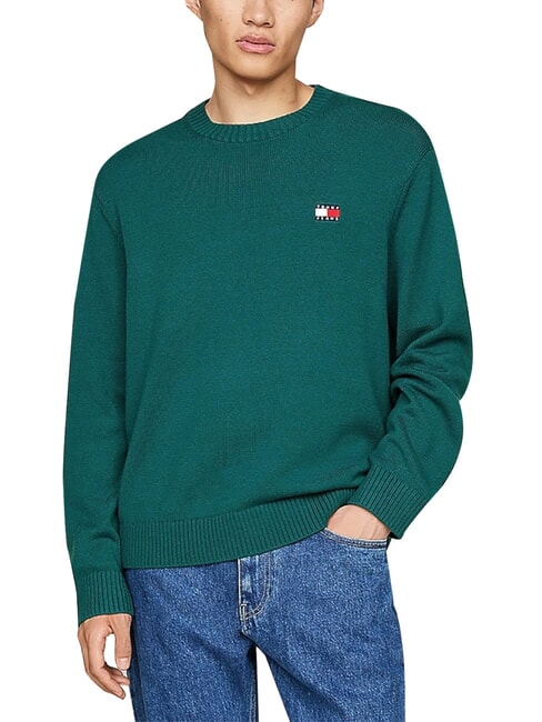 TH JEANS  Sweter z okrągłym dekoltem głęboka woda morska - Koszulki męskie