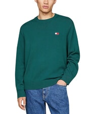 TOMMY HILFIGER TH JEANS  Sweter z okrągłym dekoltem głęboka woda morska - Koszulki męskie - 2