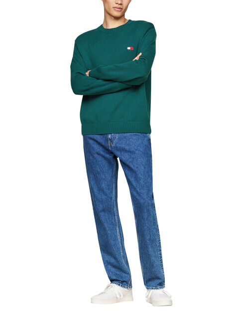TH JEANS  Sweter z okrągłym dekoltem głęboka woda morska - Koszulki męskie