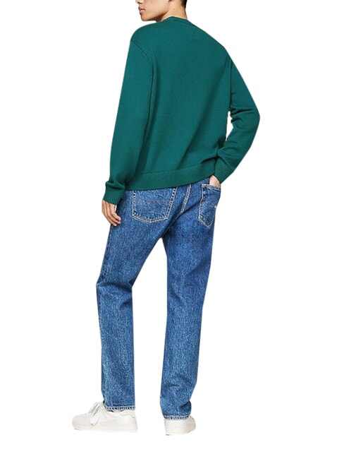 TH JEANS  Sweter z okrągłym dekoltem głęboka woda morska - Koszulki męskie