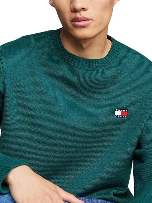 TH JEANS  Sweter z okrągłym dekoltem głęboka woda morska - Koszulki męskie