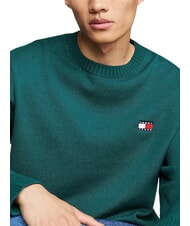 TOMMY HILFIGER TH JEANS  Sweter z okrągłym dekoltem głęboka woda morska - Koszulki męskie - 5
