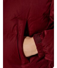 TOMMY HILFIGER TH JEANS Kr&oacute;tka kurtka puchowa głęboko czerwony - Kurtki puchowe damskie - 8