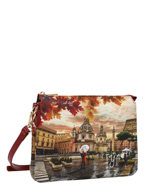 YESBAG Torba na ramię, dwie komory Rzym pada deszcz - Torby damskie