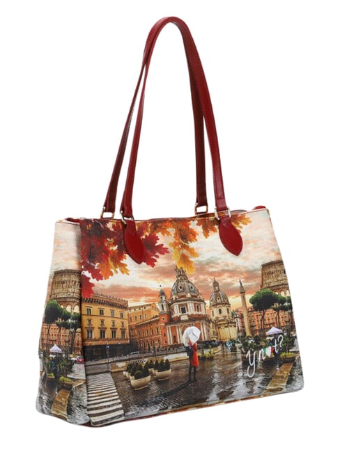 YESBAG Torba na ramię M Rzym pada deszcz - Torby damskie