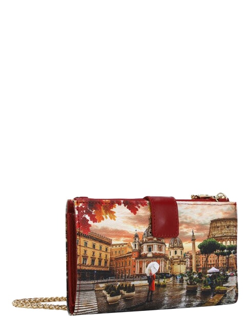 YESBAG Portfel kopert&oacute;wka z paskiem na ramię Rzym pada deszcz - Torby damskie