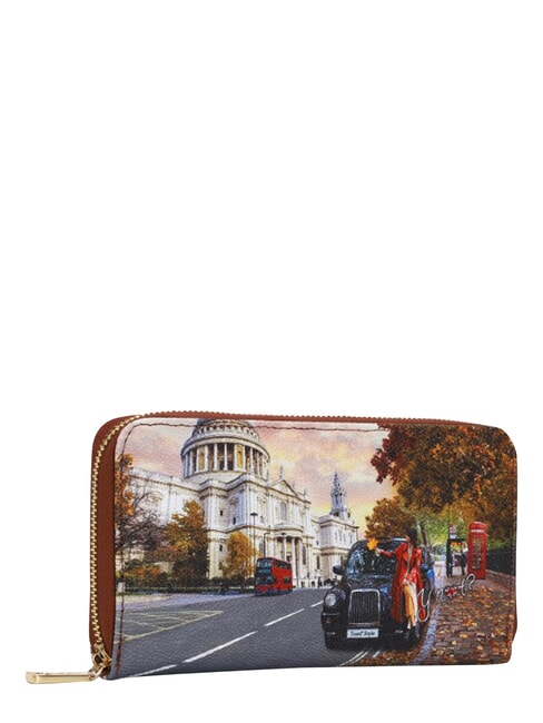 YESBAG Duży portfel zapinany na zamek Turysta z Londynu - Portfele damskie