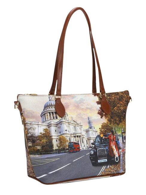 YESBAG Średniej wielkości torba na zakupy na ramię Turysta z Londynu - Torby damskie