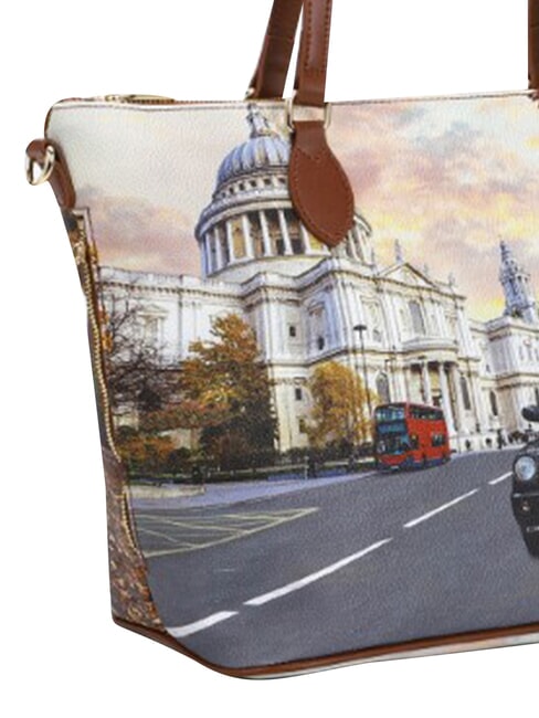 YESBAG Średniej wielkości torba na zakupy na ramię Turysta z Londynu - Torby damskie