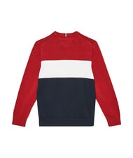 TOMMY HILFIGER TH Bawełniany sweter z okrągłym dekoltem - Koszulka dziecięca