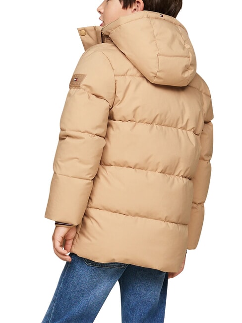 TH KIDS Kurtka z kapturem klasyczny khaki - Kurtki dziecięce