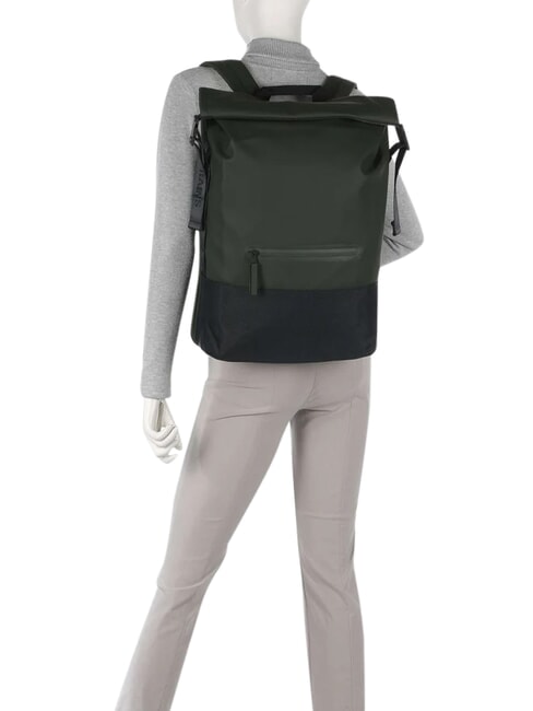 TRAIL ROLLTOP Plecak na laptopa 13" zielony - Plecaki szkolne i rekreacyjne