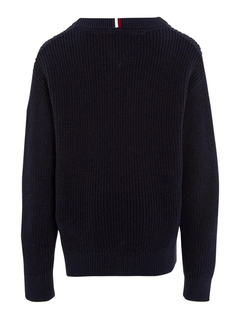 TH Sweter bawełniany z okrągłym dekoltem pustynne niebo - Swetry dziecięce