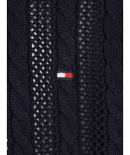 TOMMY HILFIGER TH Sweter bawełniany z okrągłym dekoltem pustynne niebo - Swetry dziecięce - 6