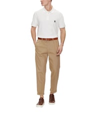 TOMMY HILFIGER TH Koszulka polo z kr&oacute;tkim rękawem biały - Polo męskie - 3