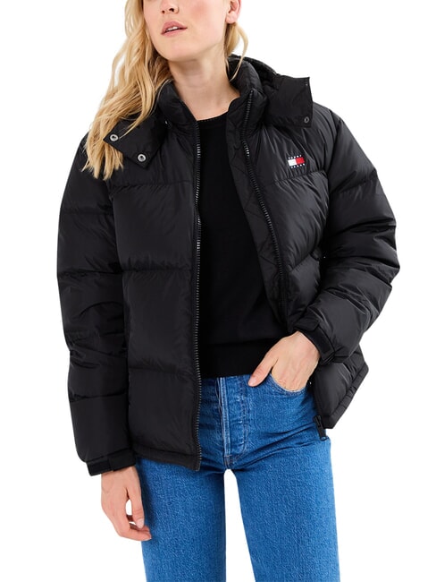 TH JEANS Kurtka czarny - Kurtki puchowe damskie