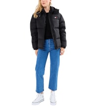 TOMMY HILFIGER TH JEANS Kurtka czarny - Kurtki puchowe damskie - 4