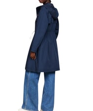 TOMMY HILFIGER TH JEANS Długa kurtka ciemna noc granatowa - Kurtki damskie - 3
