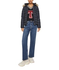 TOMMY HILFIGER TH JEANS Kołdra puchowa ciemna noc granatowa - Kurtki puchowe damskie - 3