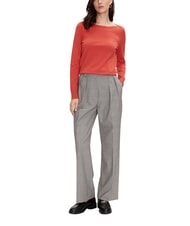 TOMMY HILFIGER TH Spodnie globalna kontrola stp/ s/ tekstura h szara - Spodnie damskie - 3