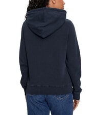 TOMMY HILFIGER TH JEANS Bluza bawełniana ciemna noc granatowa - Bluzy damskie - 3