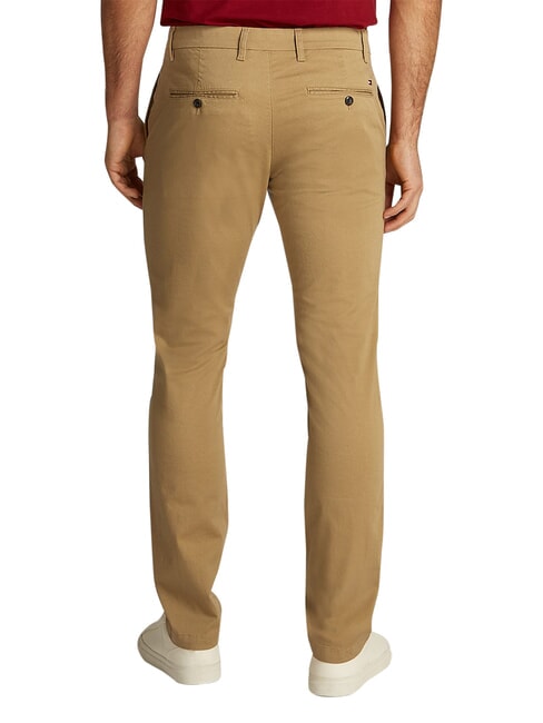 TH BLEECKER Spodnie chino klasyczny khaki - Spodnie męskie