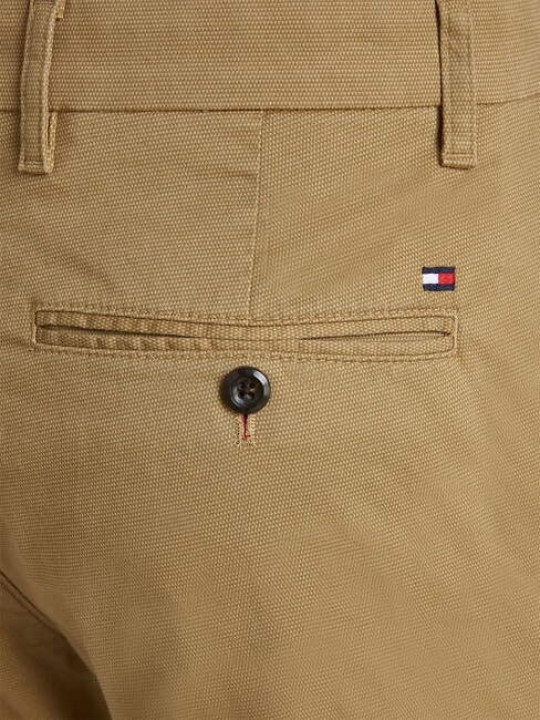 TH BLEECKER Spodnie chino klasyczny khaki - Spodnie męskie