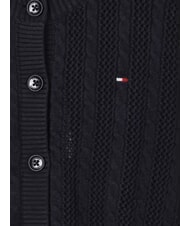 TOMMY HILFIGER TH Kardigan bawełniany pustynne niebo - Swetry dziecięce - 3