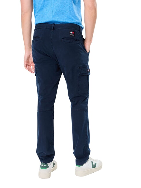 TH JEANS Austin Spodnie bawełniane ciemna noc granatowa - Spodnie męskie