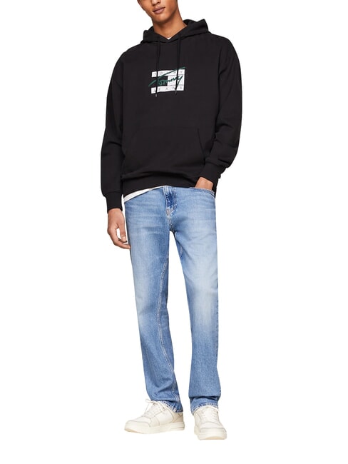 TH JEANS Bluza bawełniana czarny - Bluzy męskie