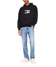 TOMMY HILFIGER TH JEANS Bluza bawełniana czarny - Bluzy męskie - 3