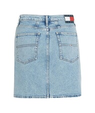 TOMMY HILFIGER TH JEANS Sp&oacute;dnica dżinsowa jasny denim - Sp&oacute;dnice damskie - 2