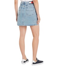 TOMMY HILFIGER TH JEANS Sp&oacute;dnica dżinsowa jasny denim - Sp&oacute;dnice damskie - 4