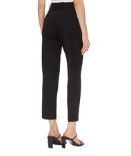 TOMMY HILFIGER TH  Spodnie z wysokim stanem czarny - Spodnie damskie - 4