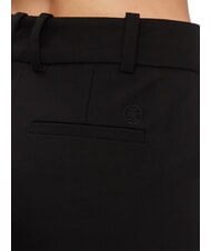 TOMMY HILFIGER TH  Spodnie z wysokim stanem czarny - Spodnie damskie - 6