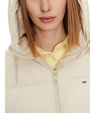 TOMMY HILFIGER TH JEANS Kurtka puchowa z kapturem papier gazetowy - Kurtki puchowe damskie - 4
