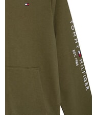 TOMMY HILFIGER TH Podkoszulek oliwka użytkowa - Bluzy dziecięce - 3