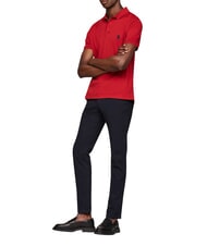 TOMMY HILFIGER TH Koszulka polo z kr&oacute;tkim rękawem ciemna magma - Polo męskie - 3