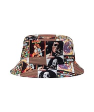 HERSCHEL NORMAN Kapelusz typu bucket Nadruk Boba Marleya na całej powierzchni - Włosy - 2