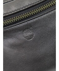 TIMBERLAND TUMBLED Sk&oacute;rzana torba biodrowa czarny - Marsupium - 3