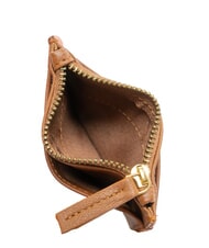 TIMBERLAND COIN Sk&oacute;rzana saszetka na monety koniak - Portfele damskie - 3