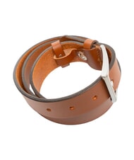 TIMBERLAND DOUBLE LOOP Skr&oacute;cony pasek sk&oacute;rzany koniak - Paski - 3