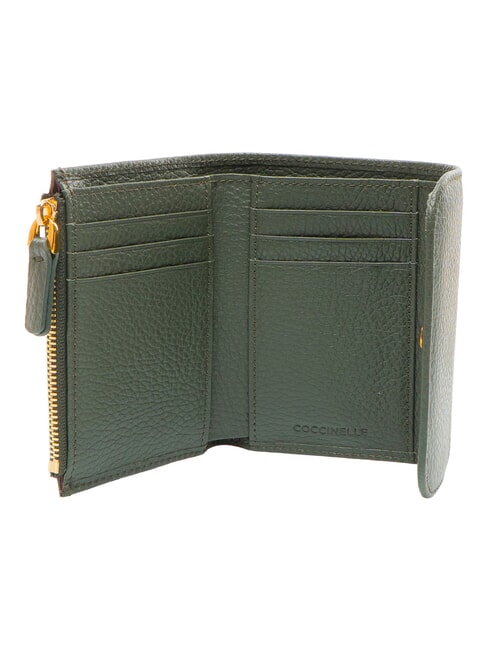 DEW Kompaktowy sk&oacute;rzany portfel wodorost - Portfele damskie