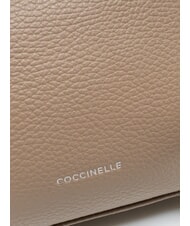 COCCINELLE AGATEA Torba na ramię, sk&oacute;ra ciepły szary - Torby damskie - 3