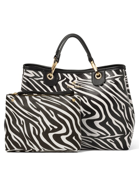 BETH SPECIAL Duża torebka z kopert&oacute;wką zebra - Torby damskie