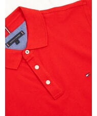 TOMMY HILFIGER TH Koszulka polo z kr&oacute;tkim rękawem podstawowy czerwony - Polo męskie - 2